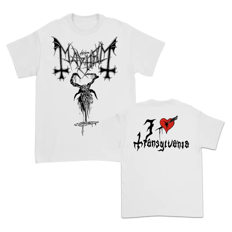 Мужская футболка с графическим принтом Mayhem Norwegian Band Black Metal Rock Dark Red American Vintage Punk Street