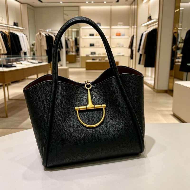 Minimalistyczna, ekskluzywna torba na pieluchy: Elegancka torebka crossbody dla kobiet z logo projektanta i dużą pojemnością, skórzana torba w stylu vintage.