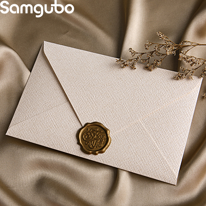 10pcs/lot  Envelope for Letters Envelope for Wedding Invitation Hemp Weave  Mailers