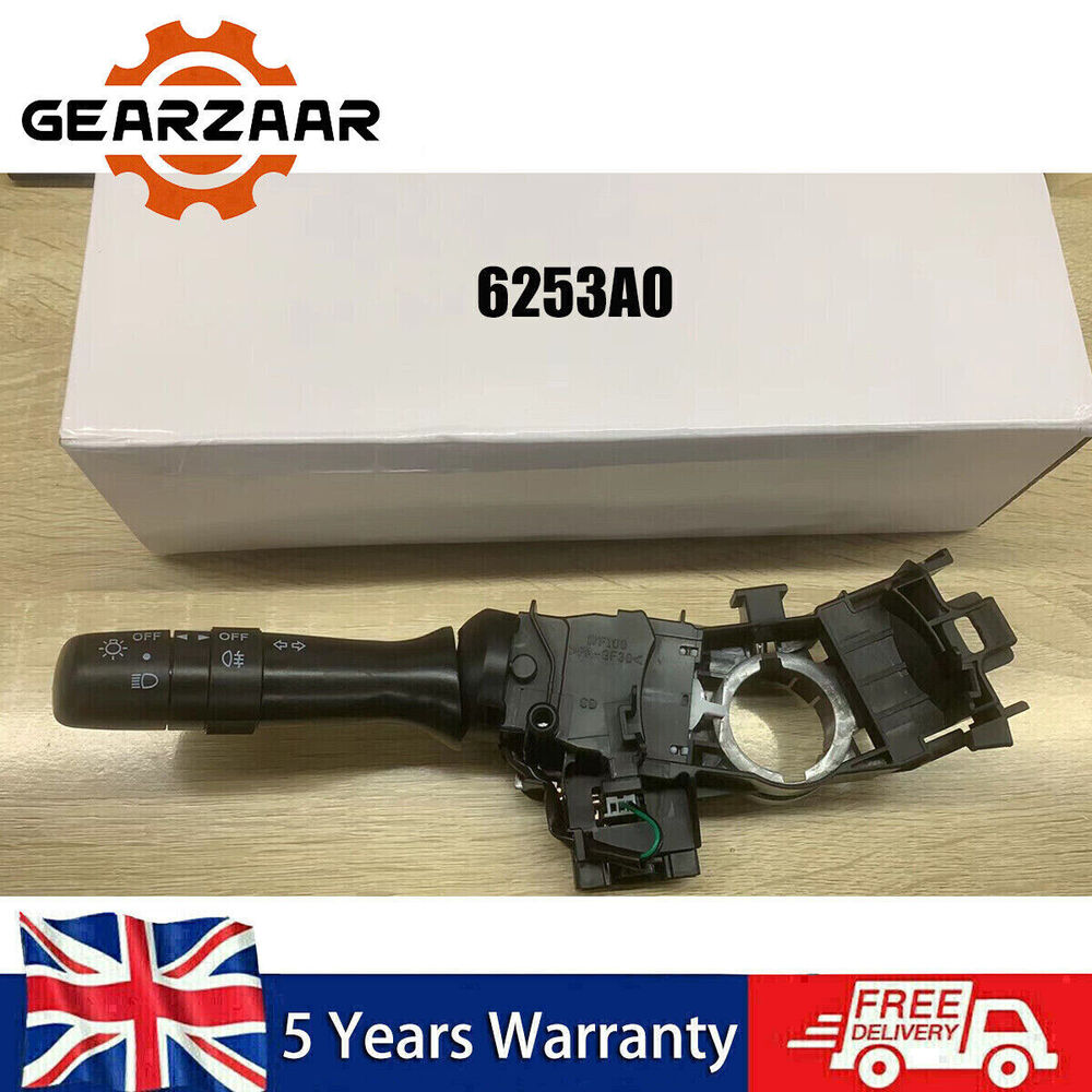 Palanca de interruptor de luz indicadora para Peugeot 107 Citroen C1 Toyota Aygo 6253A0 nuevo
