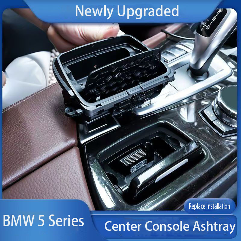 Car Center Console Ashtray Box Ash Case Cover Replacement Vehicle Supplies For BMW 5 Series F10 F11 520 523 525 535 51169206347