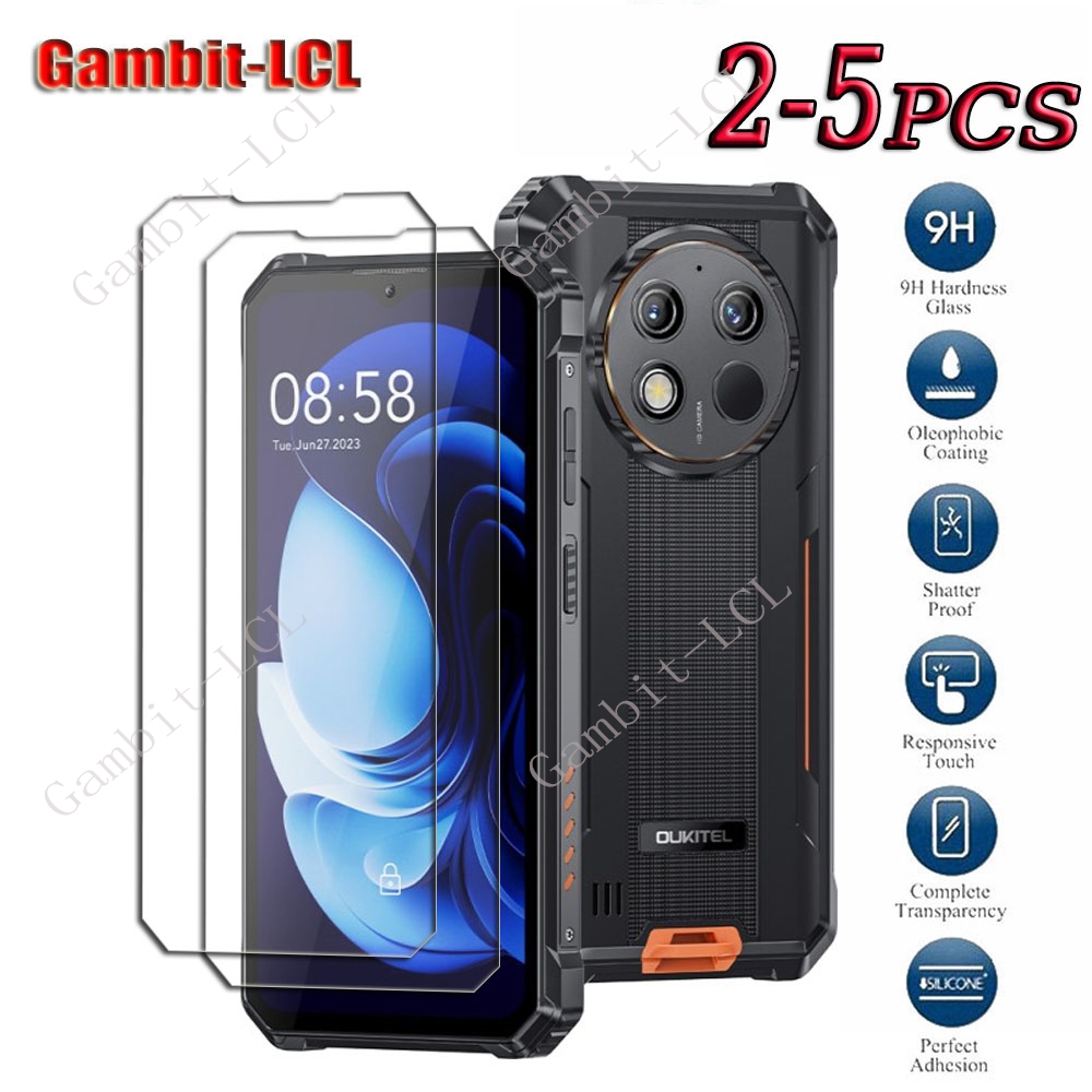 9H HD vetro temperato originale per Oukitel G1 6.52 "OukitelG1 WP28E WP28S WP28 OukitelWP28 pellicola protettiva per la protezione dello schermo