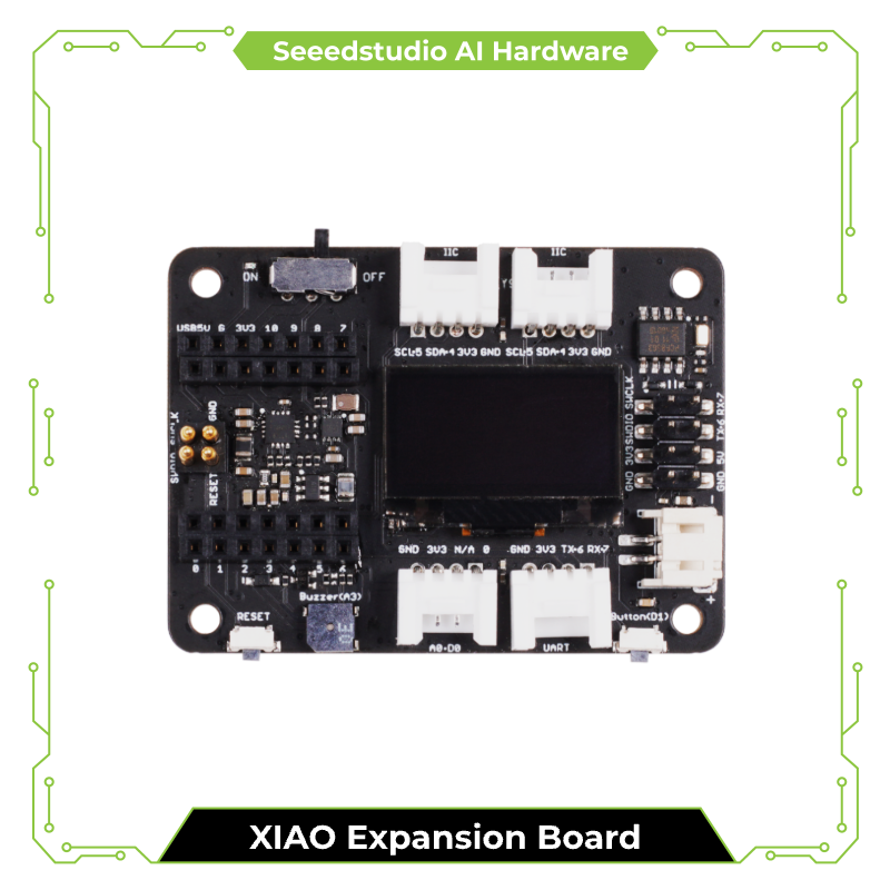บอร์ดขยาย Seeed Studio สำหรับ XIAO พร้อมจอแสดงผล Grove OLED IIC Uart Analog Digital SWD Debug รองรับวงจร Python