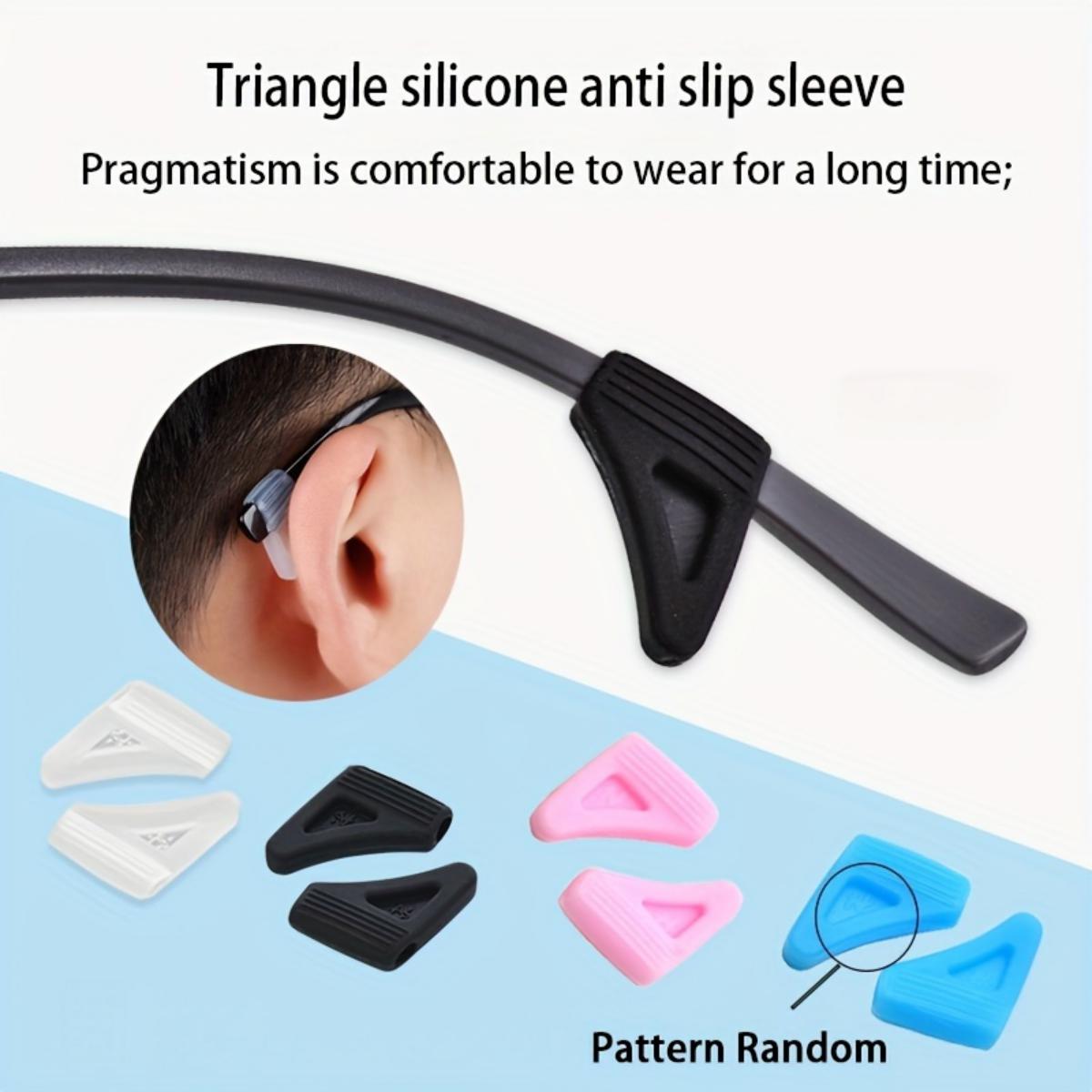 5 paia di occhiali impugnatura per l'orecchio occhiali sportivi gancio per l'orecchio occhiali antiscivolo in silicone comodi e sicuri punte per tempio supporto per fermo manica