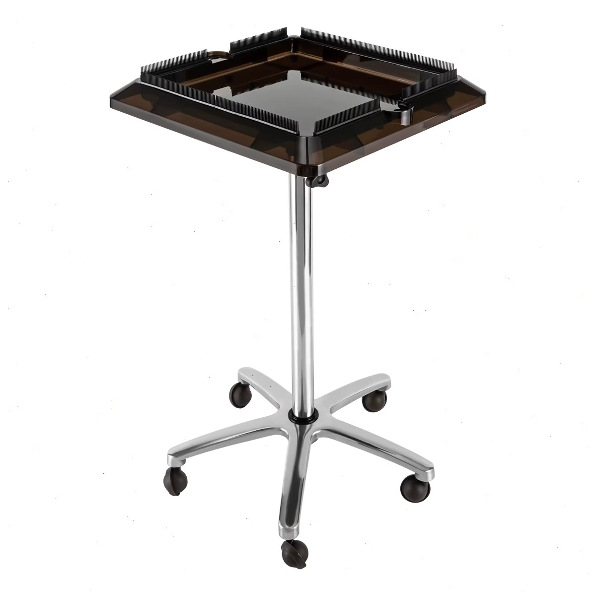 Kaptafel op wielen, professionele salon trolley, kapperstation met opbergvak voor hairextensions, beautytools