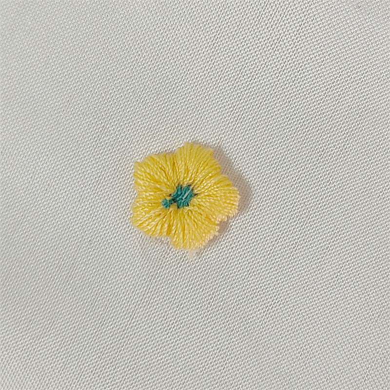 Mini woolen flower five petal small flower accessory