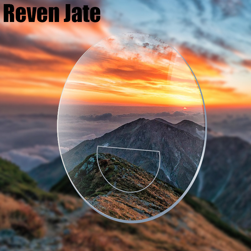 Reven Jate 1.56 índice bifocal lentes de óculos ópticos para distância e visão próxima óculos de prescrição