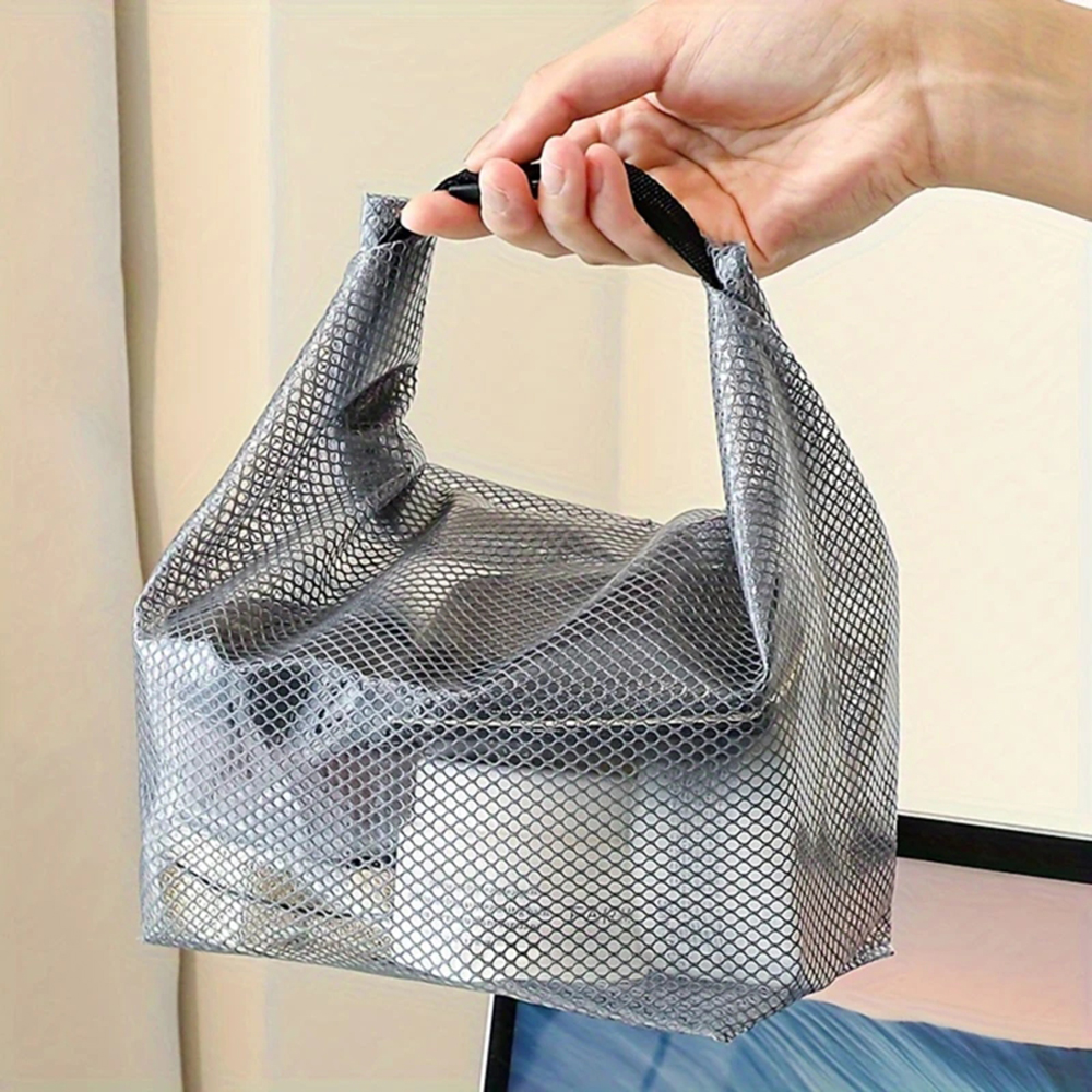 Bolsa de almacenamiento impermeable, ropa de fitness, baño para nadar, cordón de gran capacidad, bolsa de artículos de tocador para exteriores para hombres y mujeres