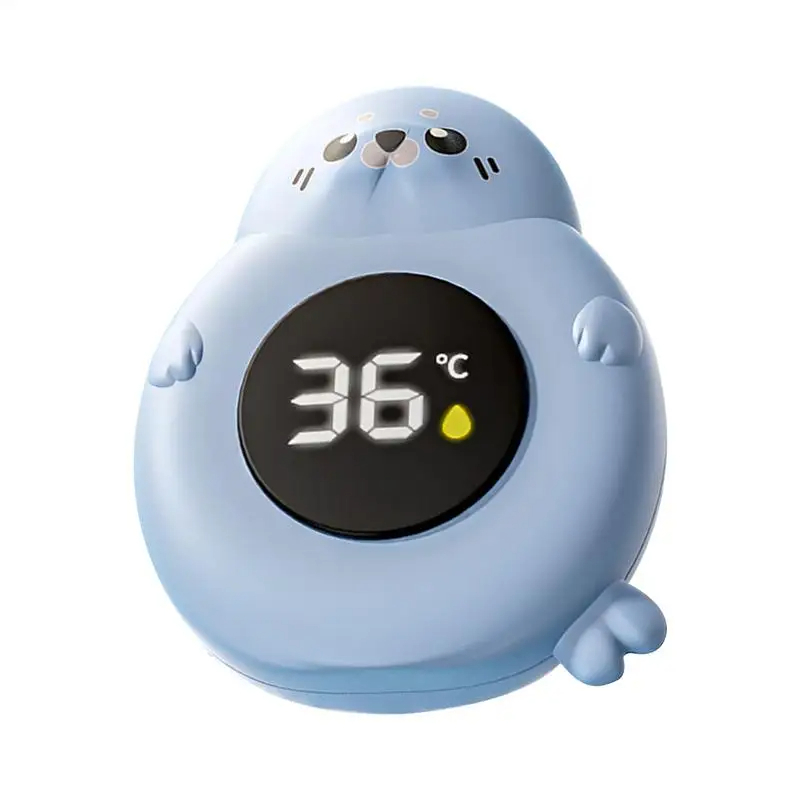 Termômetro de banho para bebês, monitor de temperatura da banheira, quente e fria, resistente à água, monitor de aviso de temperatura, sensor atualizado, display LED