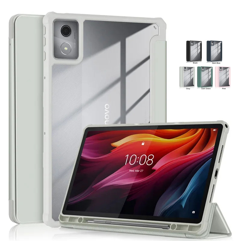 Etui na Lenovo Tab K11 Plus z uchwytem na długopis Magnetyczna akrylowa twarda osłona tylna na Lenovo K11 Plus 11,45 cala tb352fu Etui