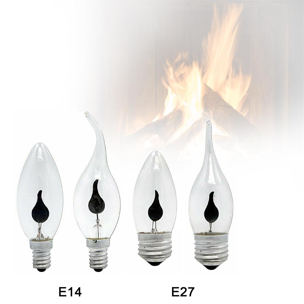 ヴィンテージエジソン E14 E27 LED電球 キャンドルライト 炎効果電球 3W 220V 照明 電球 キャンドル電球 ホームデコレーション