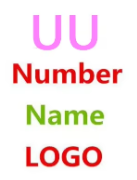 UU- Nombre y número personalizados