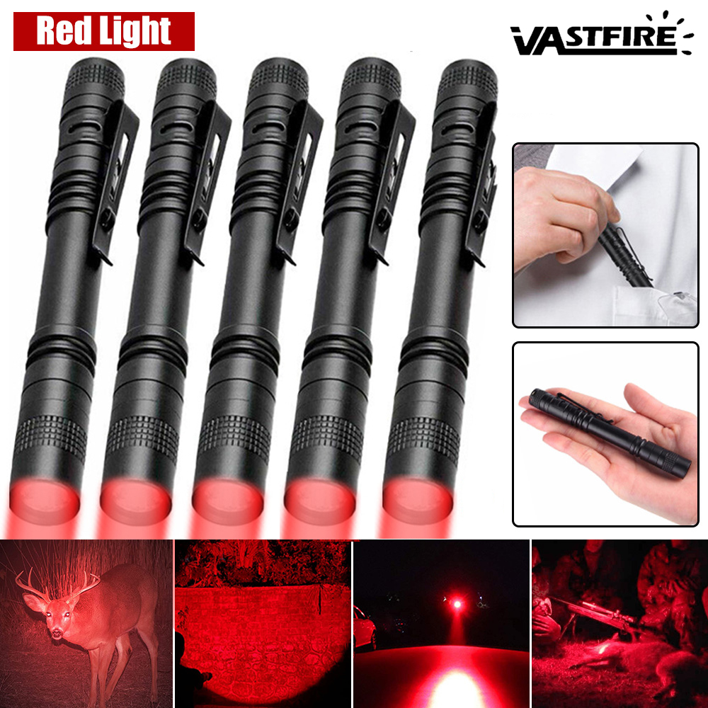 1-5PCS Mini Rot Licht Penlight Taschenlampe Weiß/395nm Taschenlampe Stift Licht mit Clip Haustier Hund katze Urin Fleck Erkennung Taschenlampe Lampe