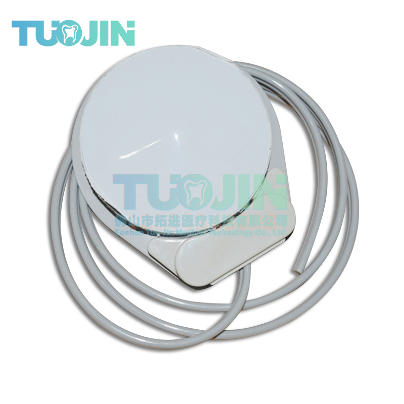 Dental Stuhl 2 Löcher Standard Dental Control Fuß Schalter Runde Pedal Mit Rohr Schlauch Kabel Dental Stuhl Zubehör Ersatzteil