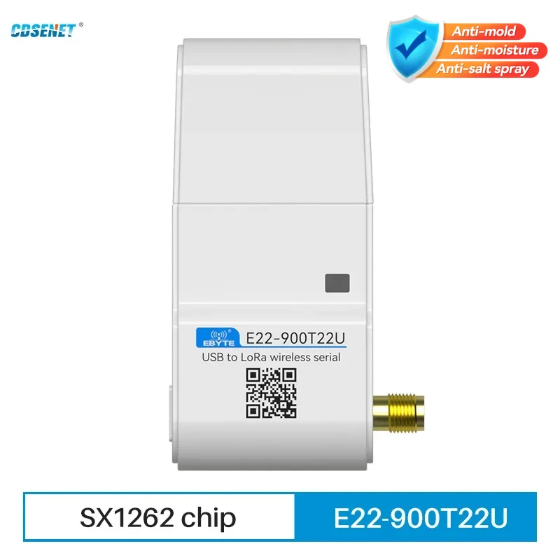 868,125 MHz 915 MHz Lora Wireless-Modul CDSENET E22-900T22U mit Antenne 22 dBm LBT RSSI Fern 5 km USB Low Power