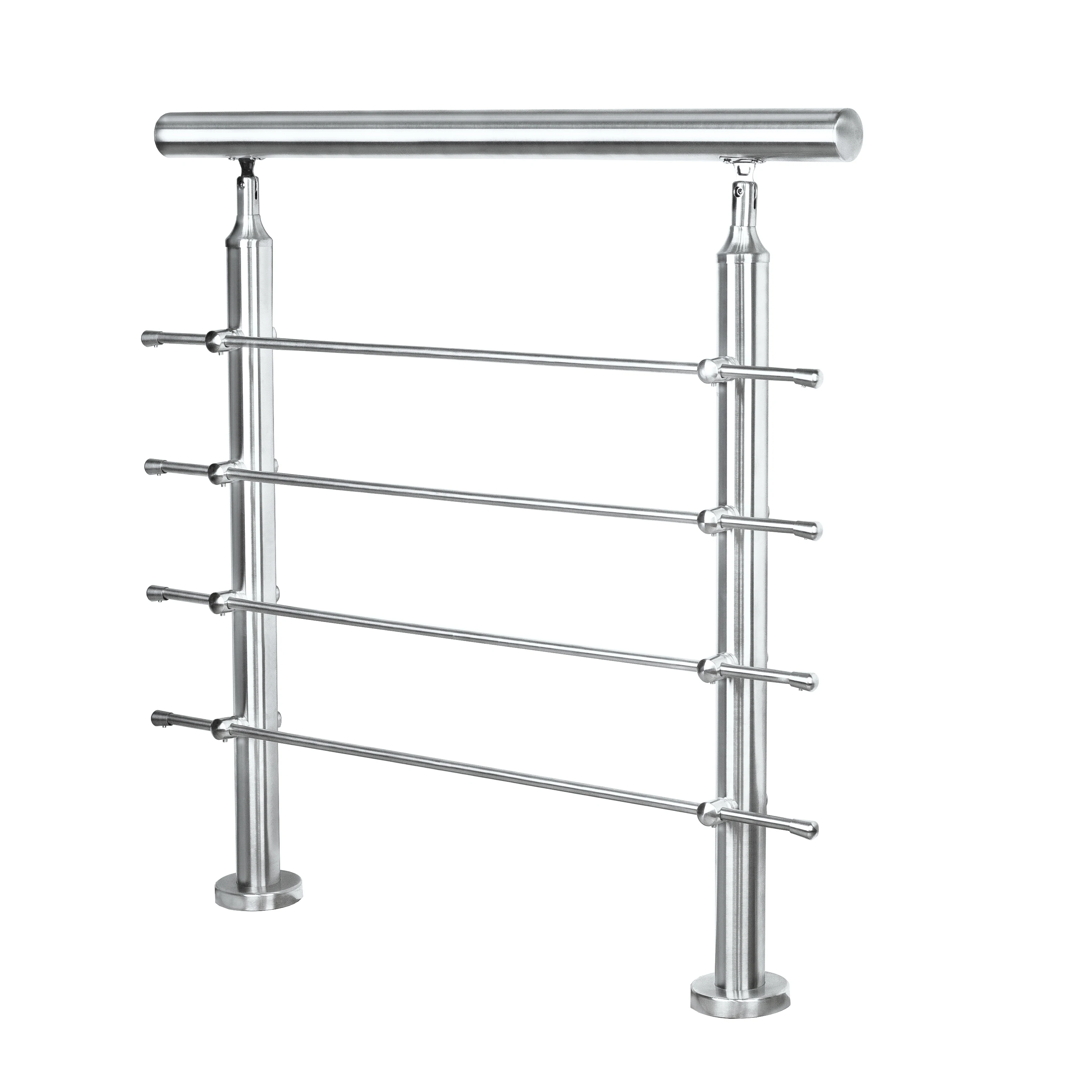 Balaustre dal design moderno Corrimano Balaustra in filo Sistema di balaustra in acciaio inossidabile per ringhiera in vetro per scale