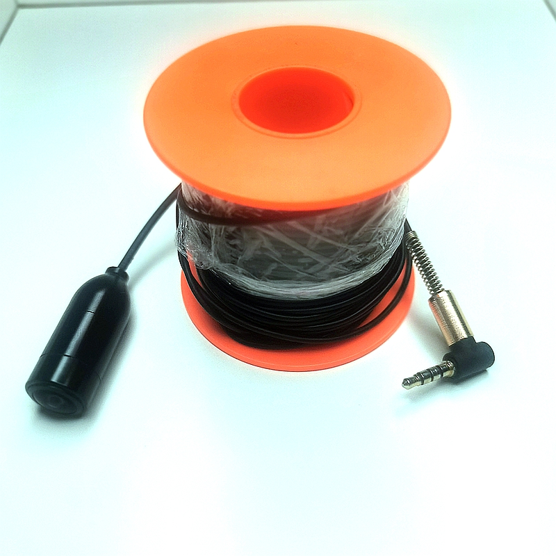 Mini Cámara Subacuática Ultracompacta, Cámara de Pesca para Buceo, con Cable Subacuático de 20 Metros