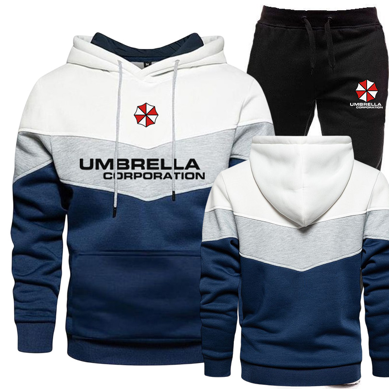 2024 herbst Winter männer Casual Sport Outfits Hoodies & Jogginghose Hohe Qualität Mit Kapuze Longsleeve Trainingsanzug Gym 2 stücke set