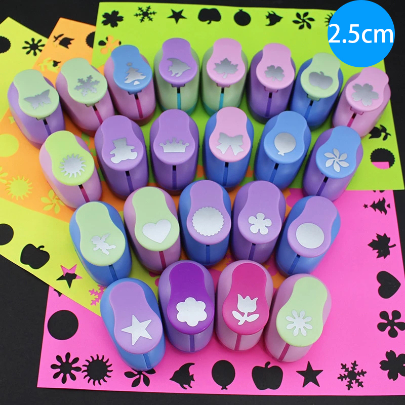 2.5 cm livraison gratuite fleur Furador bricolage papier découpé Eva mousse fabricant perforateur Scrapbooking économie de travail pour enfant perforateur bricolage à la main
