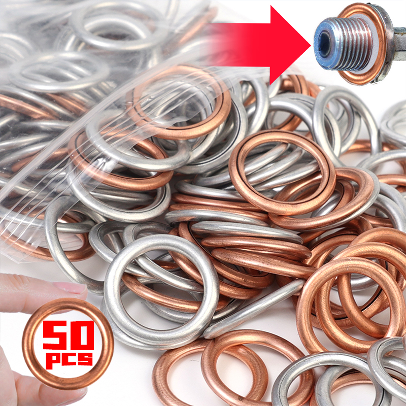 Junta de drenaje de cárter de aceite de coche, sello para Volkswagen Passat B5 B6 GTI Golf 7 MK7 Golf 6 MK6 Tiguan Scirocco Touareg Jetta MK6, pieza de coches