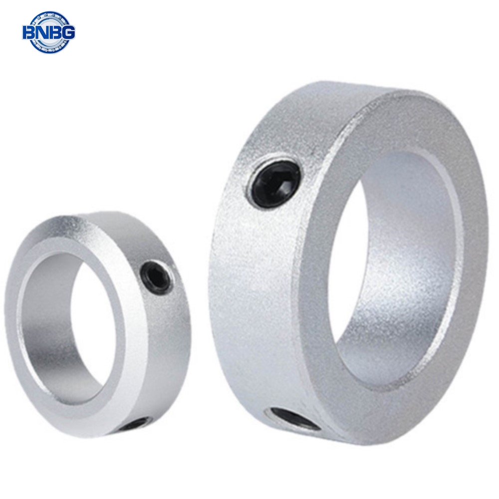 shaft collar retaining ring Stop screw type Retaining ring shaft retainer locator aluminum alloy with screws