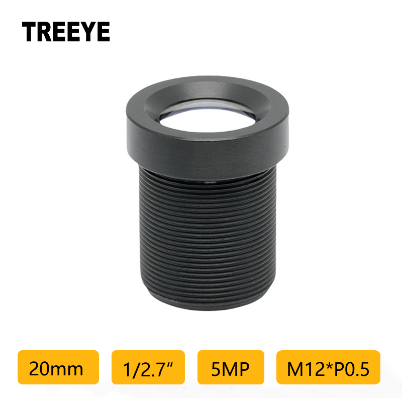 HD 5.0Megapixel 20mm M12 CCTV Lens 1/2.7" F2.0 CCTV Camera ip USB camera Lens 650nm IR  Filter Optional Action Camera Lens