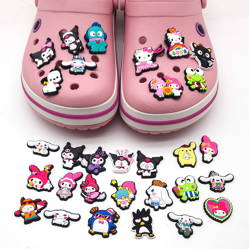 MESUCA Nieuwe Stijl PVC Cartoon Hello Kitty, Melodie DIY Schoenaccessoires Schoengespen