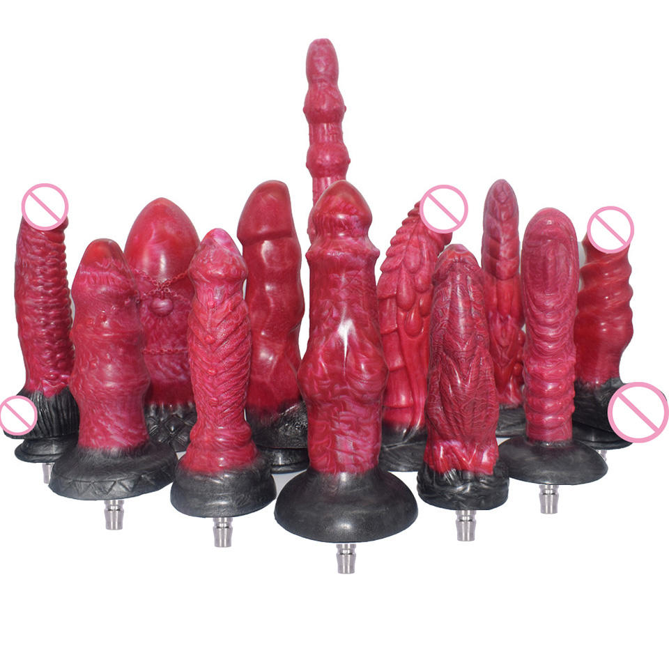 ROUGH BEAST Verschiedener Tierdildo mit Schnellsteckerschnittstelle, gerippter Knoten, große lange Analkugeln, Buttplug, Sexspielzeug für Frauen
