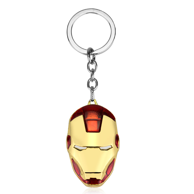 Porte-clés Iron Man, porte-clés en métal, porte-clés Josmile Hero Avengers, porte-clés cadeau, jouet GérFriend