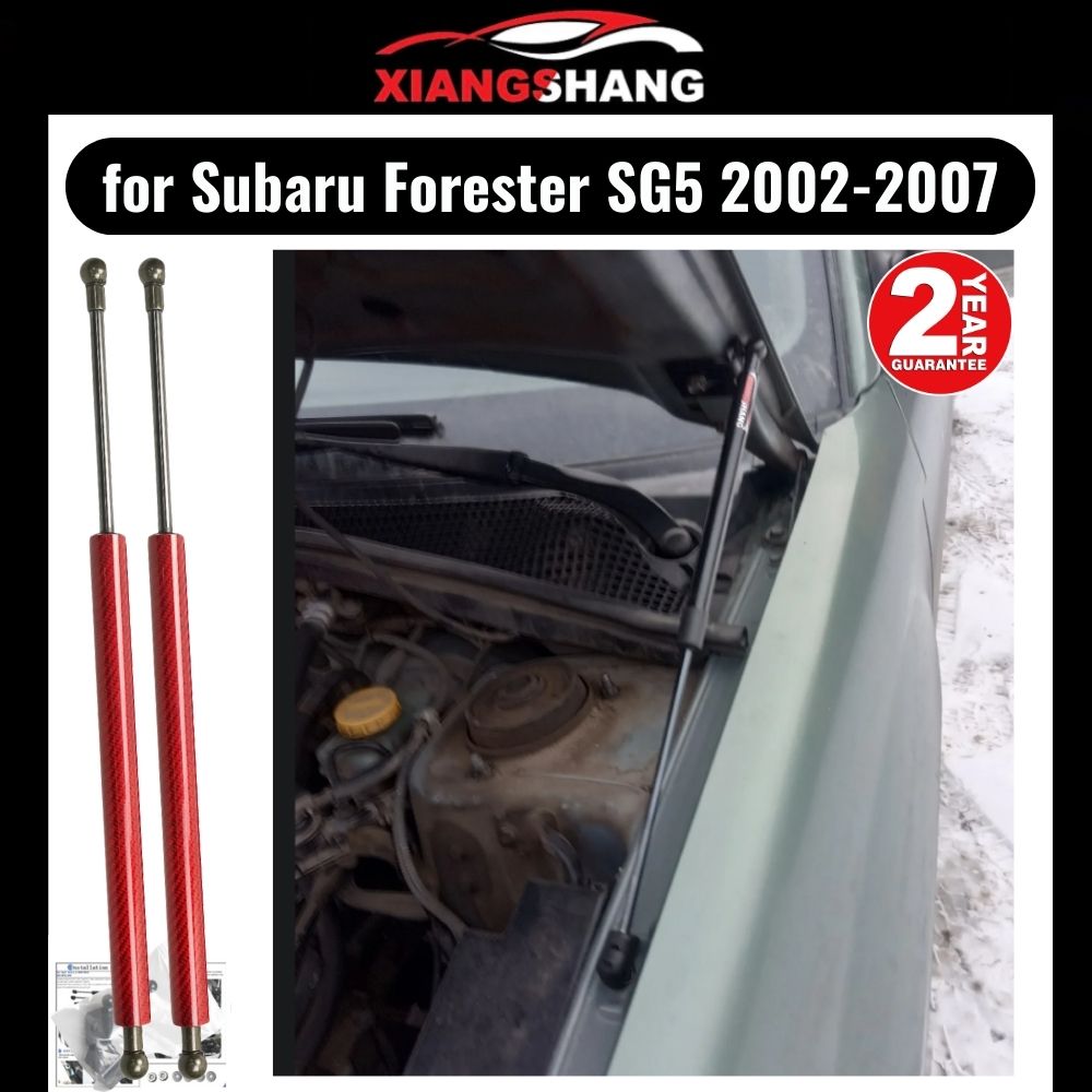 Vérins à gaz modifiés pour capot avant, amortisseur à ressort en fibre de carbone, support de levage, amortisseur, Subaru Forester SG5 SUV 2002-2007