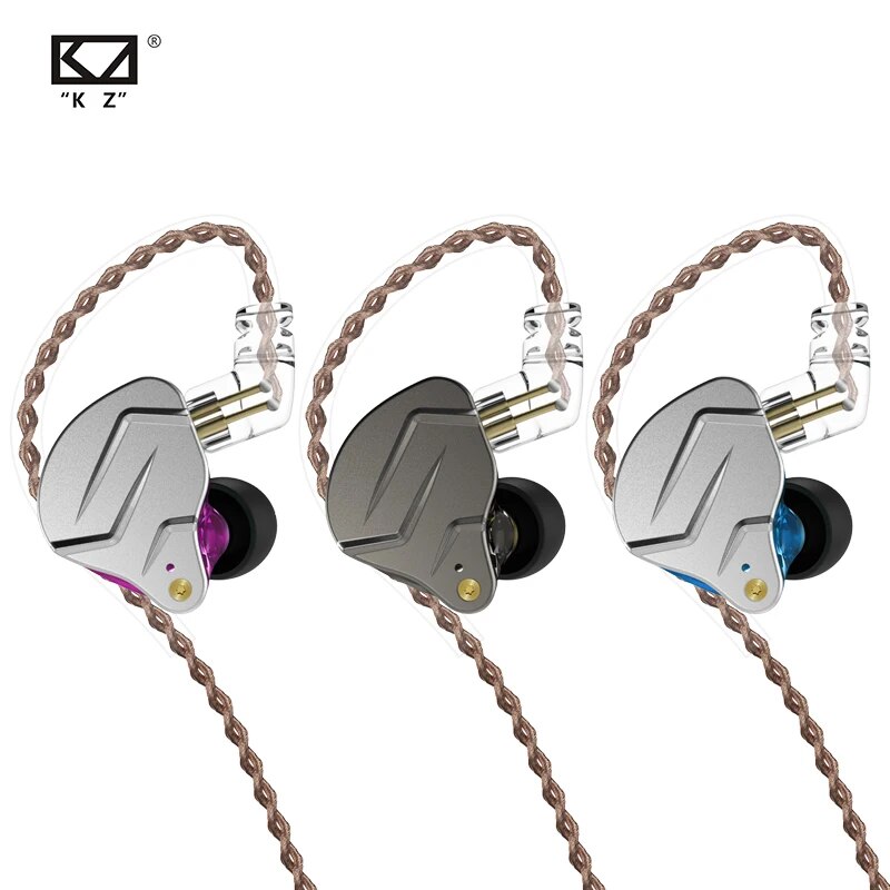 KZ ZSN PRO 1BA 1DD Lecteur Hybride Dans L'oreille Écouteurs HIFI Métal Basse Écouteurs Sport Musique Casque Remplaçable