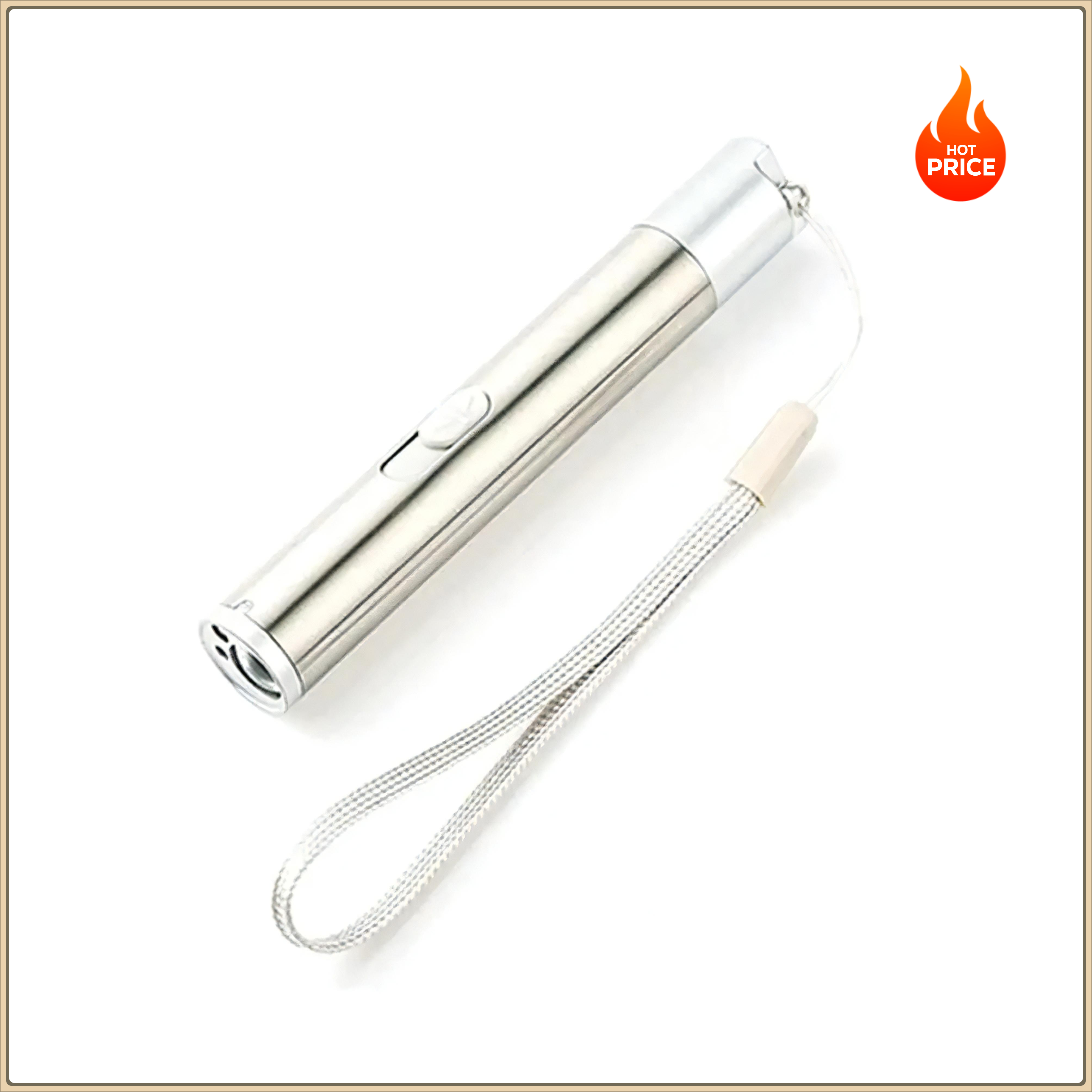 Многофункциональный USB-фонарь-указка 3-в-1 с УФ-подсветкой для обучения, дрессировки животных и кемпинга, перезаряжаемый, в подарок