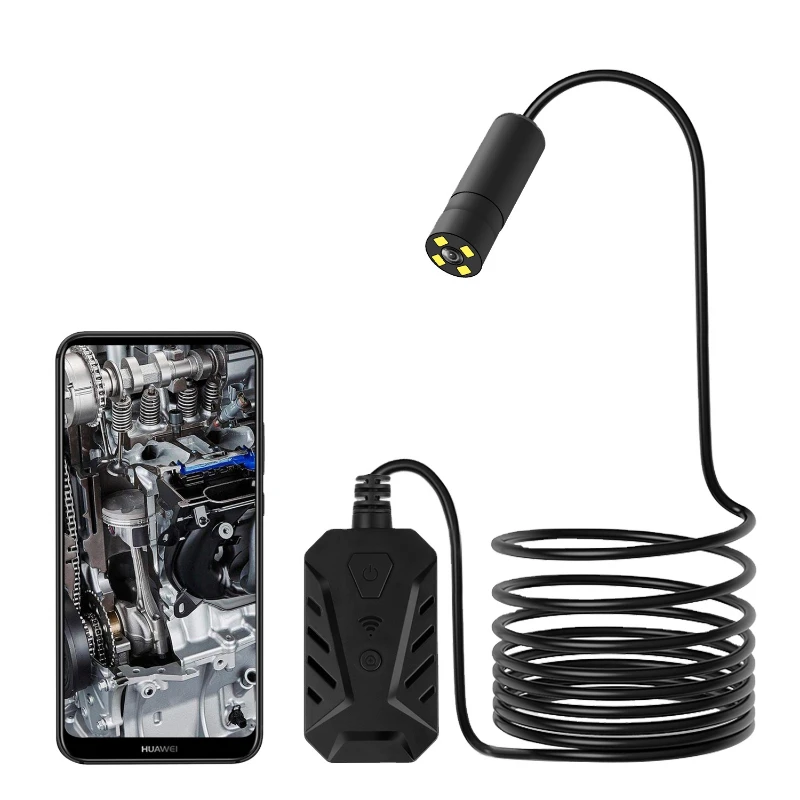Lensa fokus otomatis F230 WIFI 5MP 1080P 14mm baru dengan kamera deteksi nirkabel kustom panjang kawat keras 4LED