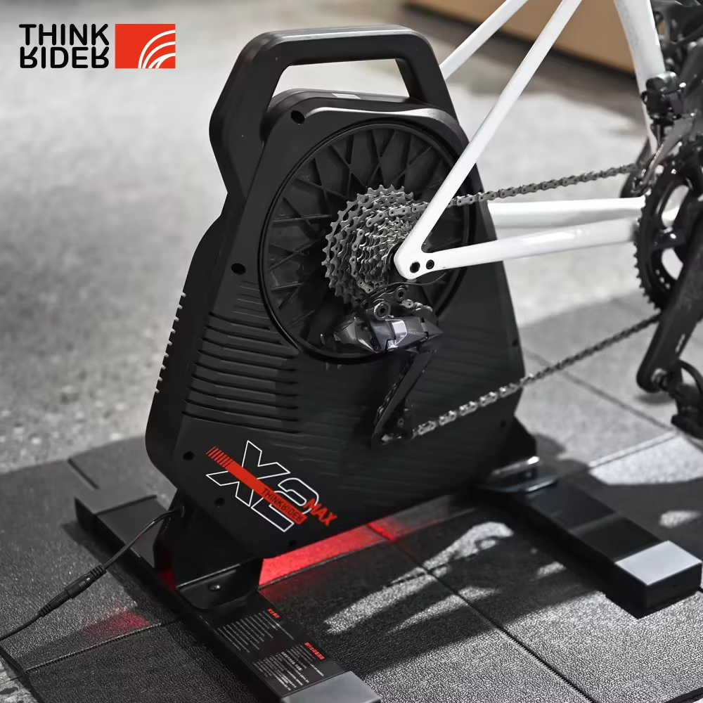 Nowy inteligentny trenażer rowerowy ThinkRider X2Max MTB szosowy trenażer domowy Wbudowany miernik mocy Miernik mocy Kompatybilny