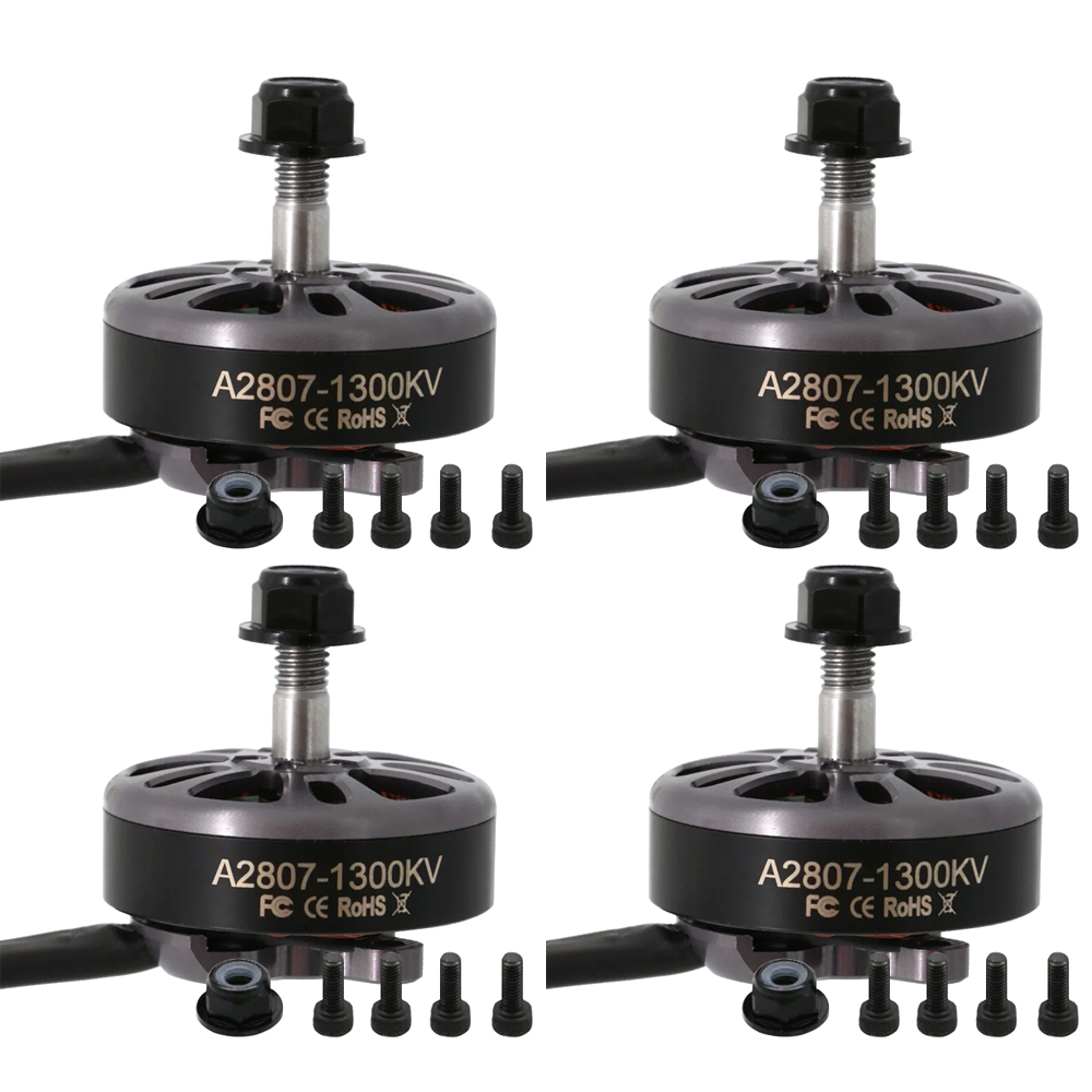 4 ชิ้น/ล็อต Angel A2807 KV1300 6 S/ 1500KV 5 S/ 1700KV 4 S Brushless CW มอเตอร์สําหรับ 7 นิ้วยาวช่วง FPV Freestyle Drone อุปกรณ์เสริม
