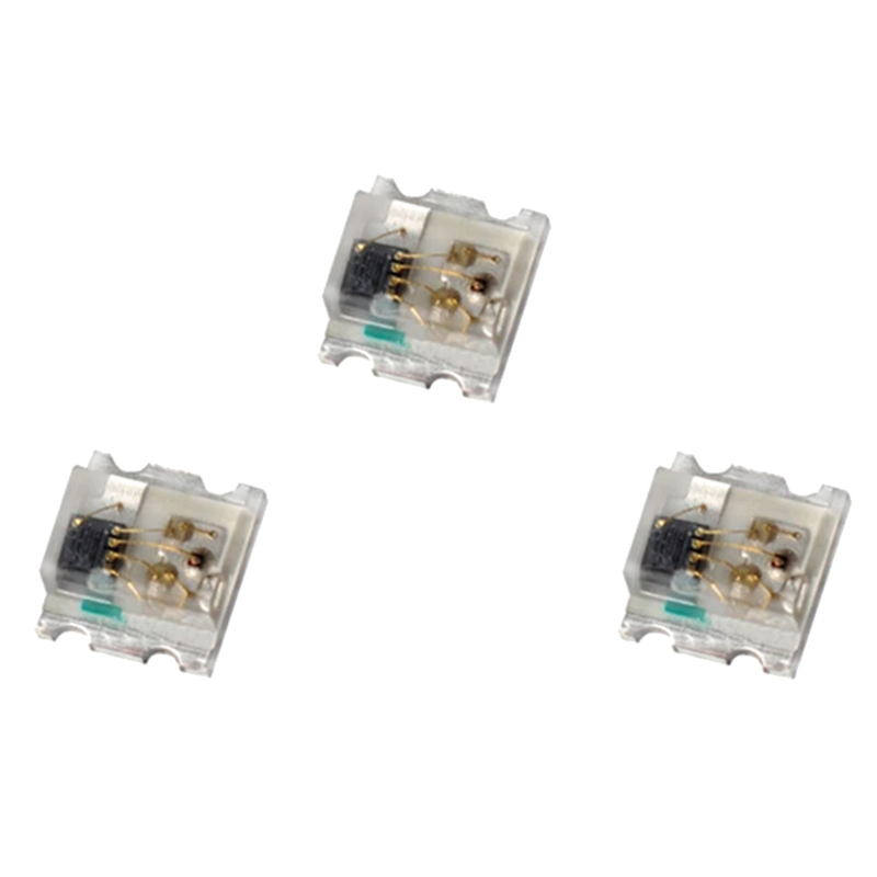 200ชิ้นชิป LED 2020 WS2812 4พินขนาดเล็กสีขาว PCB แอดเดรสดิจิตอล RGB ชิป LED สีเต็มรูปแบบ DC5V สำหรับหน้าจอ