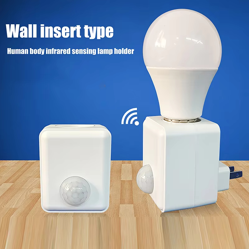 AC85-265V E27 Led Lampensockel mit Bewegungssensor PIR Menschliche Induktion Glühbirne Halter Sockel Adapter Konverter Einstellbar