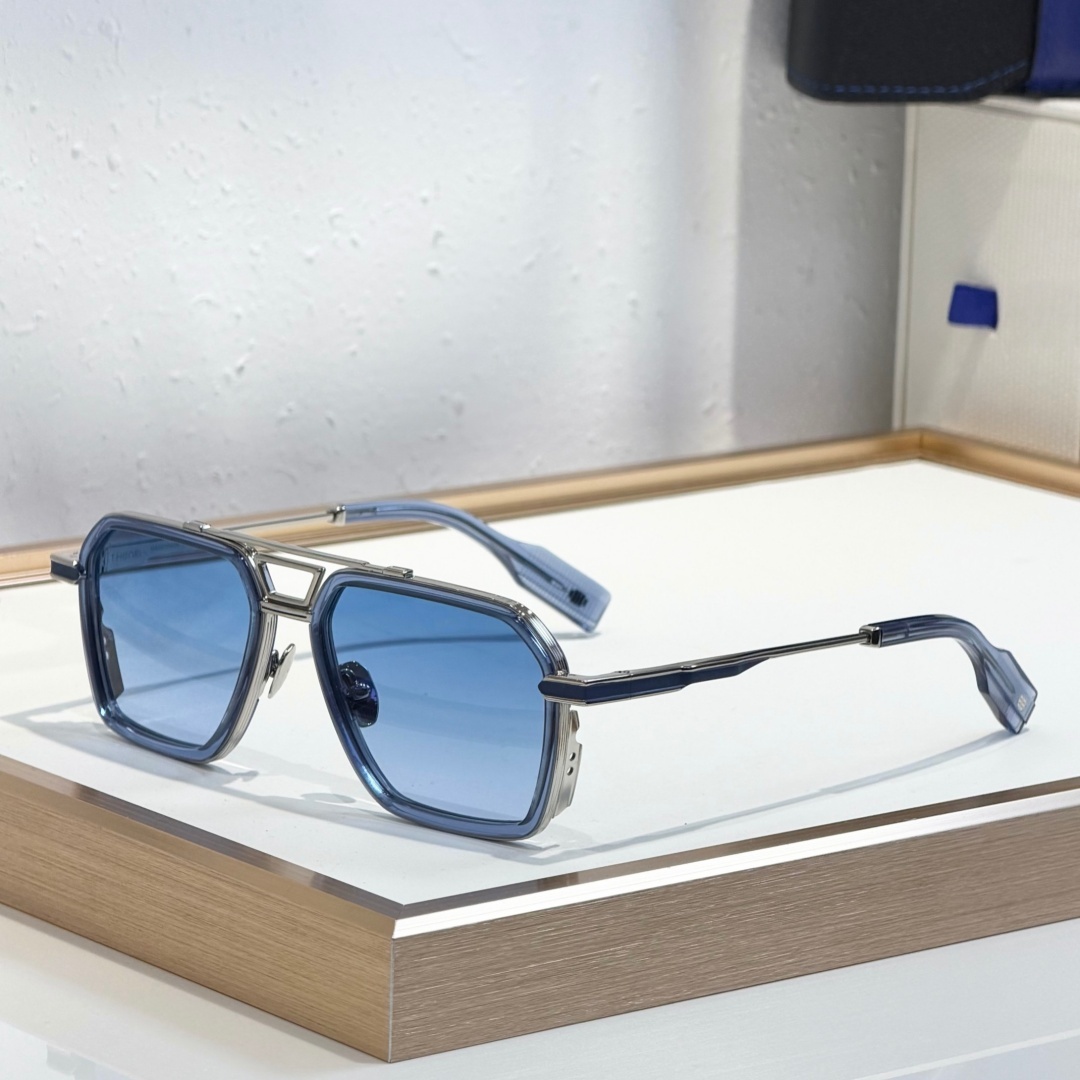 T-HE SHADOW 55-18-149 Hochwertige Herren-Sonnenbrille für Damen, klassische Punk-Luxus-Acetat-UV400-Designer-Sonnenbrille mit Box