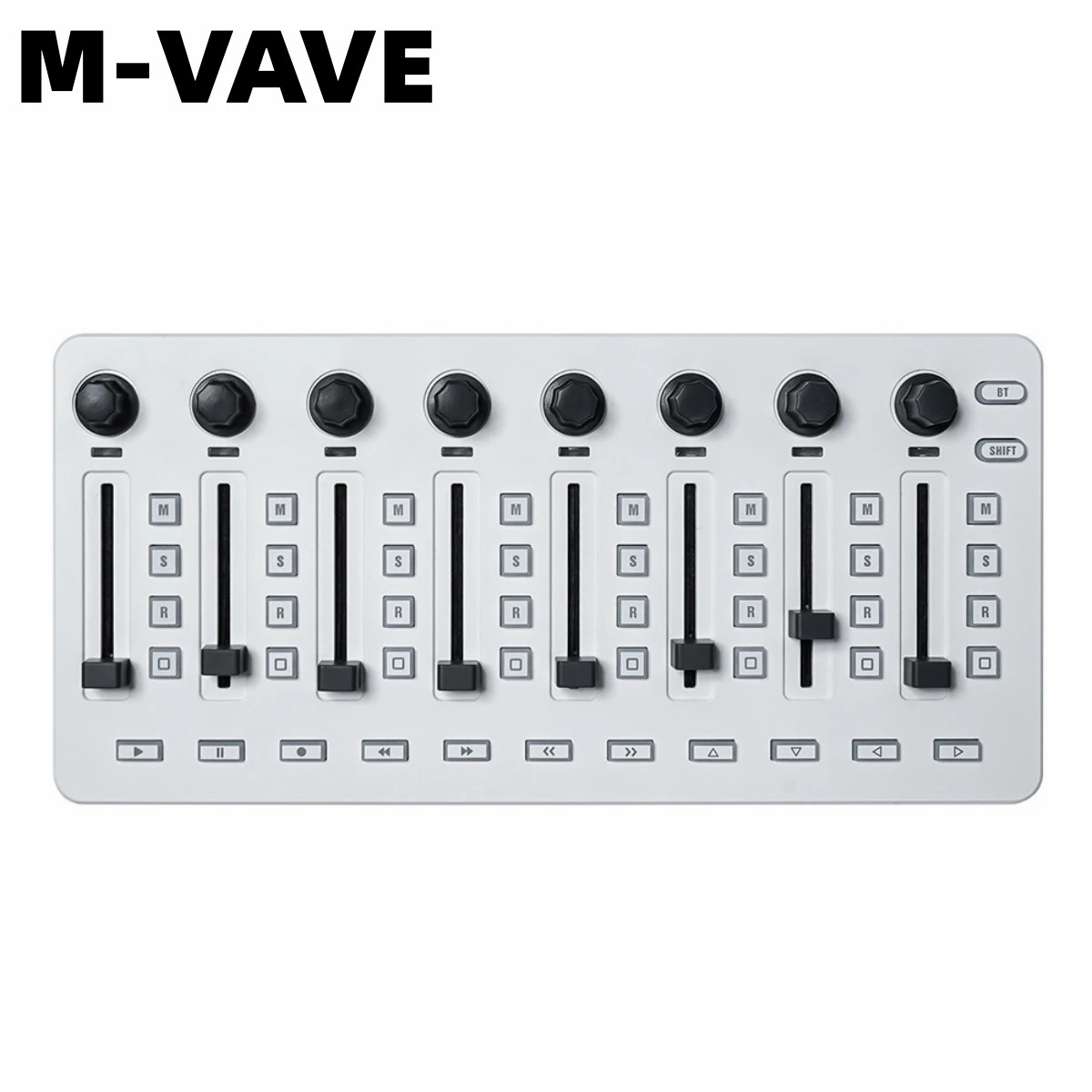 M-VAVE SMC-믹서 무선 MIDI 컨트롤러 믹싱 콘솔 연결 Windows/Mac/Ios/Android용 충전식 Type-C 공급 USB