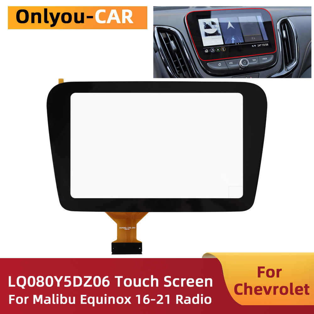 8 Zoll LQ080Y5DZ06 Touchscreen-Digitizer 60 Pins für Chevrolet Malibu Equinox CHEVY 2016-2020 Navi Radio