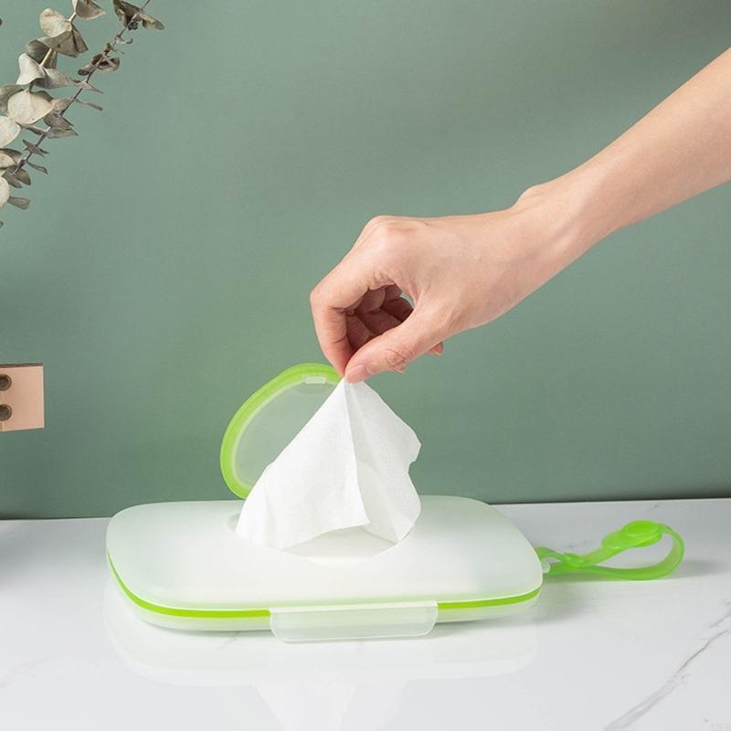 Toallitas portátiles Dispensador Caso viaje Reutilizable Organizador soporte para bolsa pañales A2ub