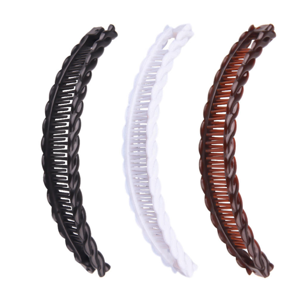 1PC bananowe spinki do włosów jednokolorowe spinki do włosów damskie Barrettes spinki do włosów akcesoria do włosów dla dziewczynek kucyk Hoder zacisk do włosów