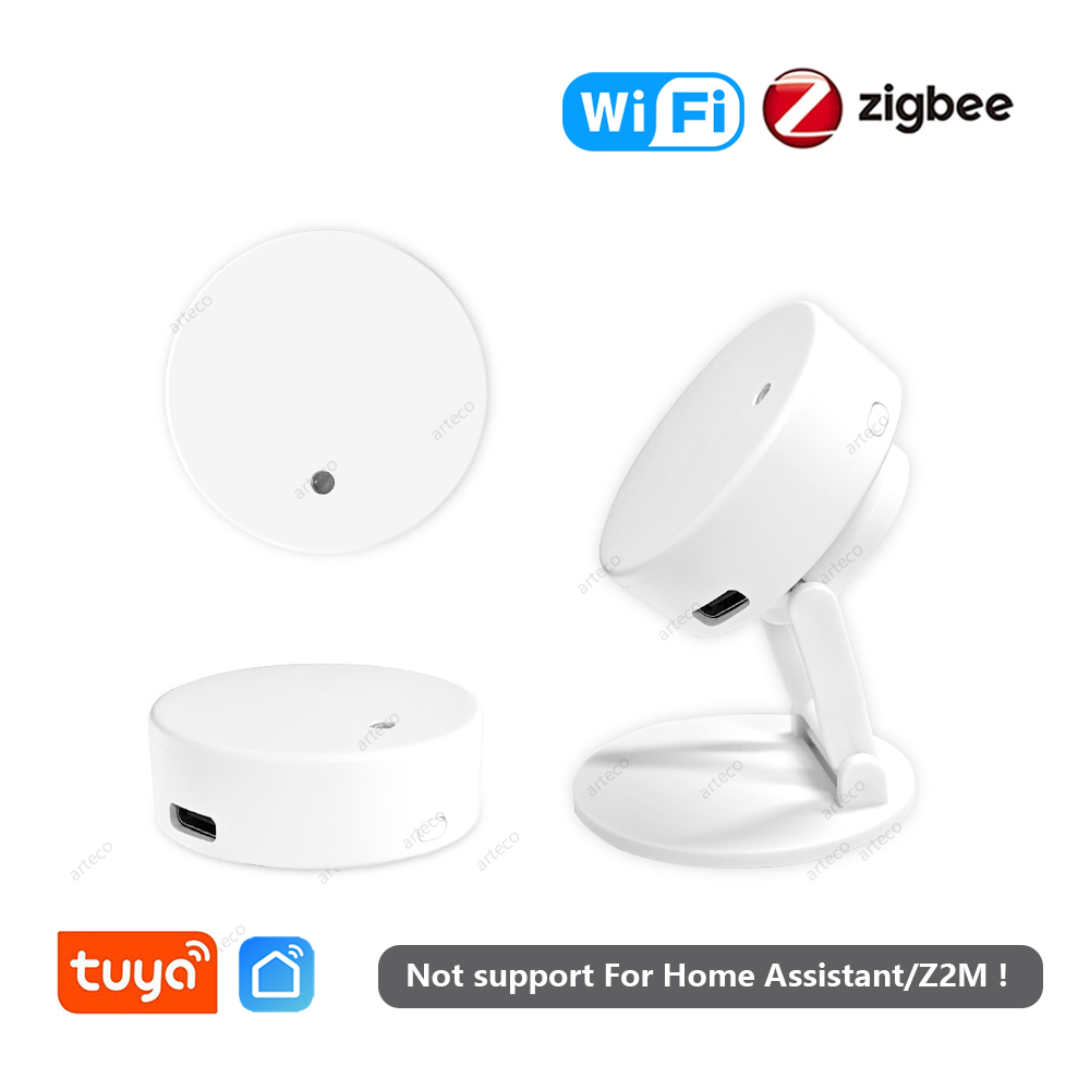 Tuya WiFi/Zigbee Human Presence Detector Smart Human Body Sensor MmWave Radar Microwave Sensor Luminance /Distance Detection