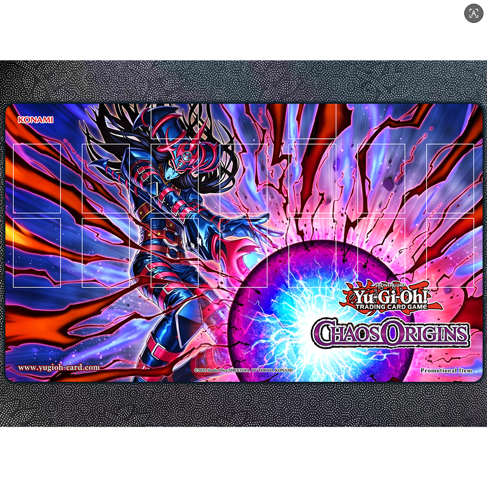 Tapete de Juego Yu-Gi-Oh, Diseño Black Chaos, el Mago del Caos Oscuro, Tapete Personalizado para Cartas YGO, KMC TCG, Tapete YuGiOh-274