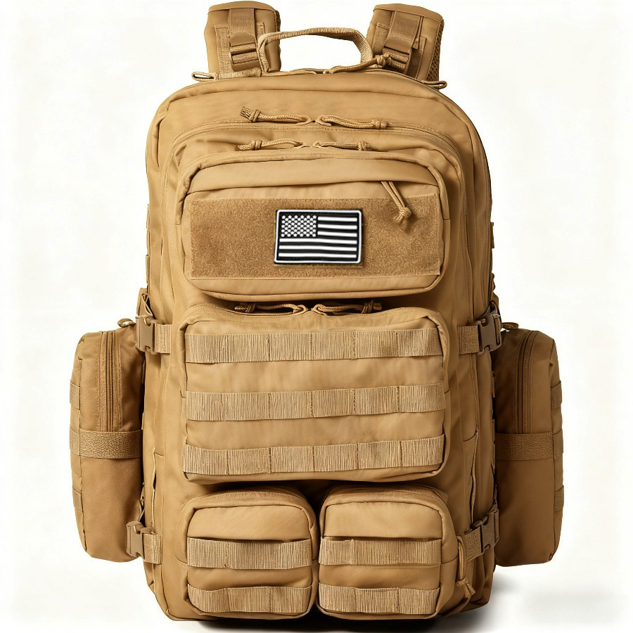 กระเป๋าเป้สะพายหลัง MOLLE ขนาด 50 ลิตร/30 ลิตร, กระเป๋าเป้ยุทธวิธีสำหรับทหาร, กระเป๋าเป้สำหรับตั้งแคมป์, กระเป๋าเป้สำหรับ 3 วัน
