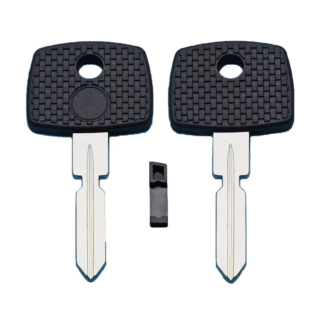 Keychannel Hochwertiges 5er-Set Autoschlüssel-Tanspondergehäuse mit Chip für Benz W168 W124 W203 Ersatzschlüssel HU39 Schlüsselblatt