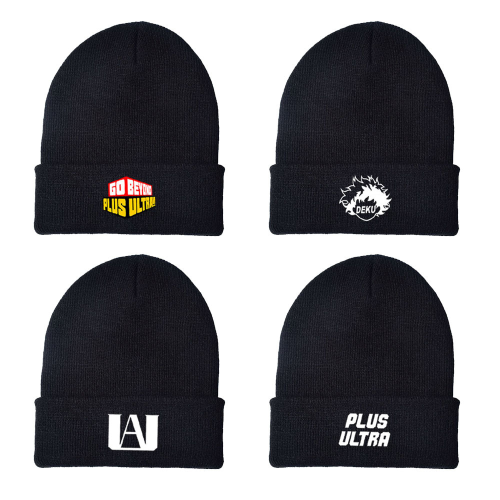 My Hero Academia Deku Midoriya Izuku Strickmützen Hip Hop Caps für Jugendliche