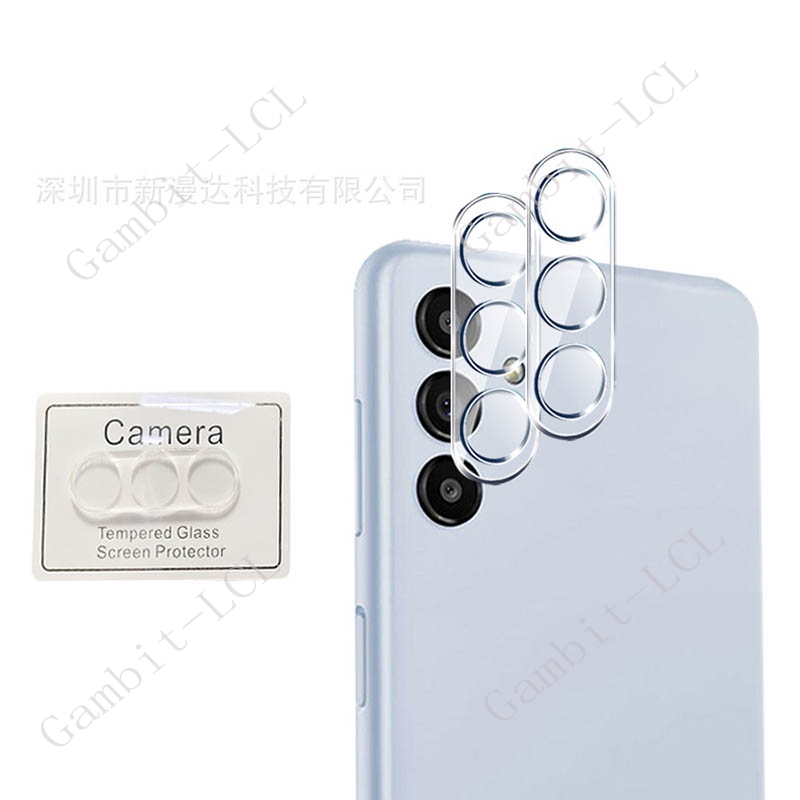 2 uds lente de cámara 3D vidrio templado para Samsung Galaxy A04S A05S A14 A15 A24 A25 A34 A35 A54 A55 4G 5G película protectora trasera