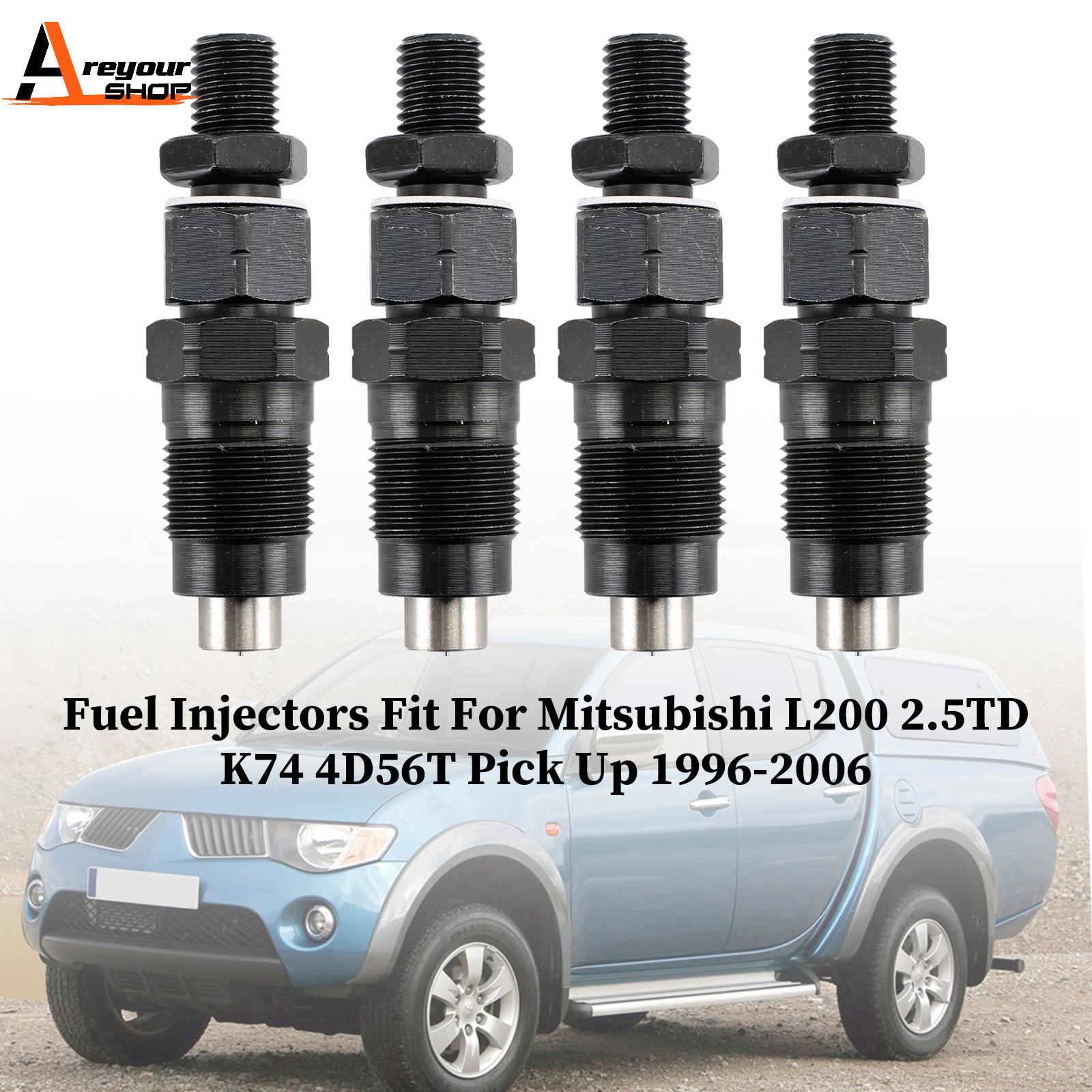 Areyourshop 4PCS iniettori di carburante MD196607 per Mitsubishi L200 L400 Pick Up Diesel 105148-1311 accessori per auto