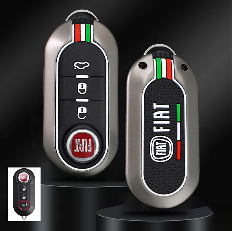 รถ REMOTE Key Case สําหรับ Fiat Ducato 500 500L PANDA Grande Punto Lancia Musa อุปกรณ์เสริมพวงกุญแจ SHELL